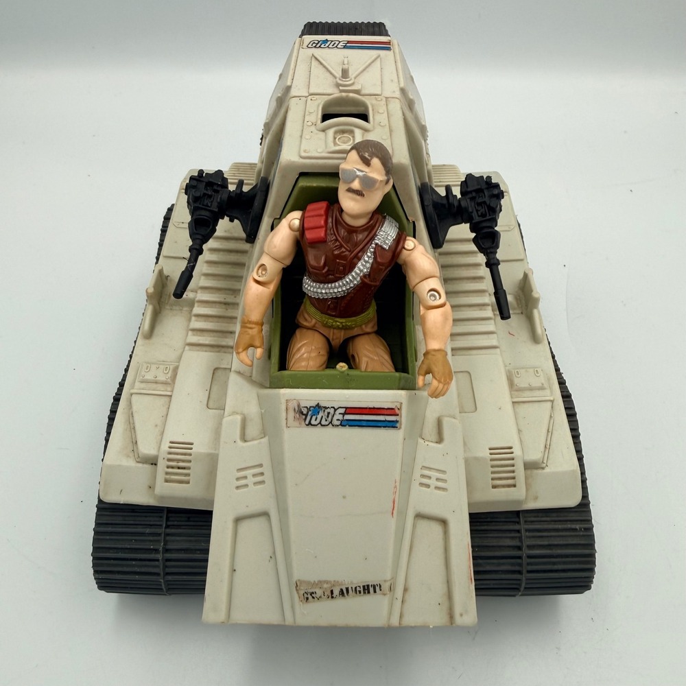 Vintage 1986 G.I. Joe Sgt. Slaughter Triple T Tag Team Terminator Vehicle Set